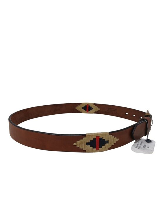 Gaucho Brown Leather Belt 90 35.5\